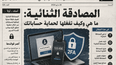 شرح المصادقة الثنائية 2FA لحماية الحسابات