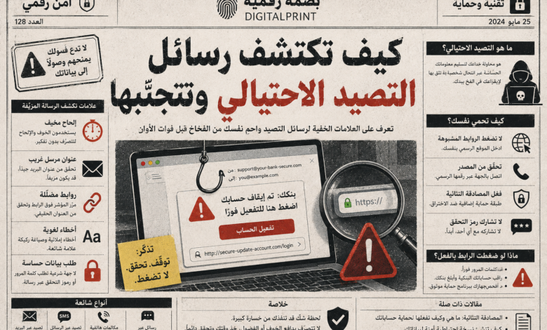 كيف تكتشف رسائل التصيد الاحتيالي وتتجنّبها
