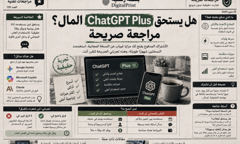 هل يستحق ChatGPT Plus المال؟ مراجعة صريحة